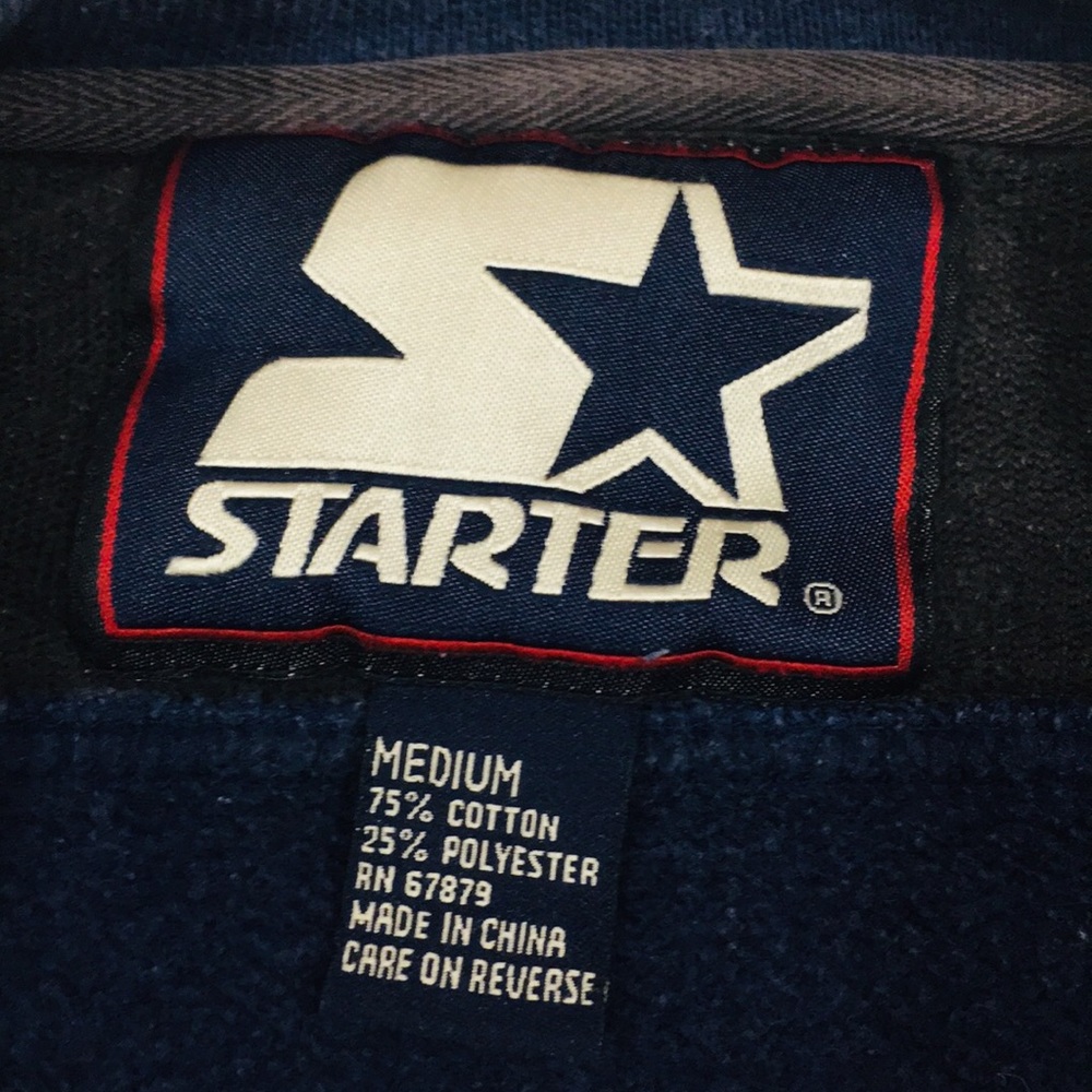 Vintage Starter Embroidered Indians Crewneck - Picture 6 of 7